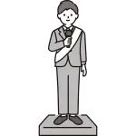 Man Giving An Election Speech SVG Icon